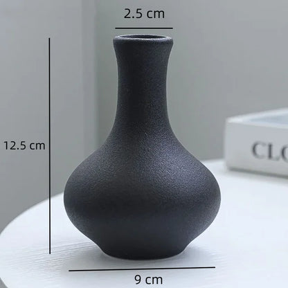 BABBO| Minimalist Small White Vase