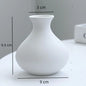 BABBO| Minimalist Small White Vase