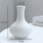BABBO| Minimalist Small White Vase