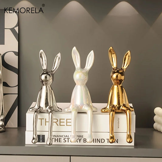 MELDON| Ceramic Sitting Rabbit Ornament