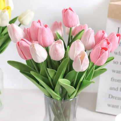 NACELIA| 10Pcs Artificial Tulip Flower
