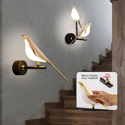 ANGELA| Bird Shaped LED Wall Lamp