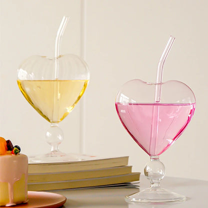 CRYSTI| Heart-shaped Cocktail Glass