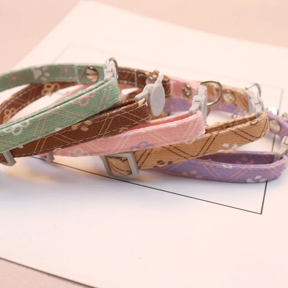 Adjustable Breakaway Pet Collar with Bell