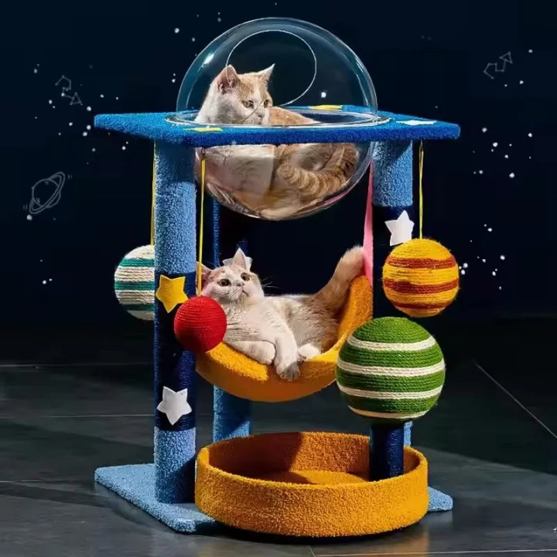 Luxury All-in-One Cat Space Tower Capsule