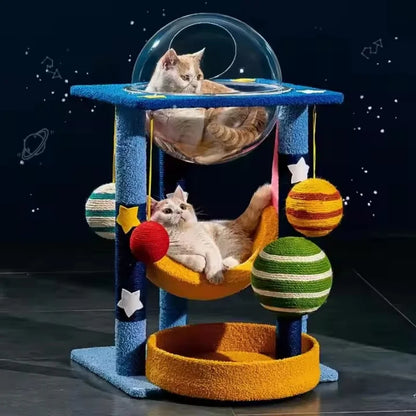 Luxury All-in-One Cat Space Tower Capsule