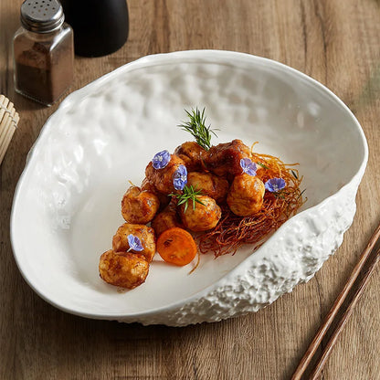 STIGM| Rock shell ceramic Bowl