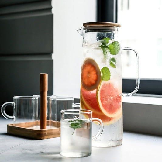 LILOU| Heat-Resistant Water jar with Filter