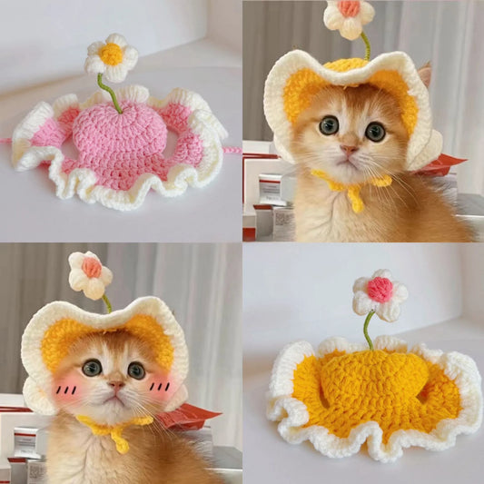 Floral Pet Hat