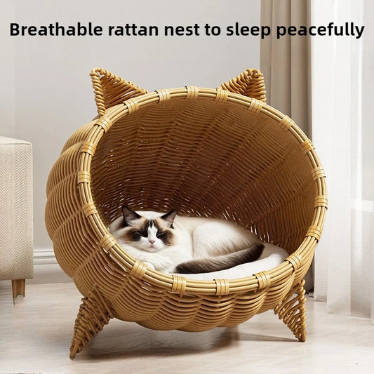 Handwoven Vine Cat Nest