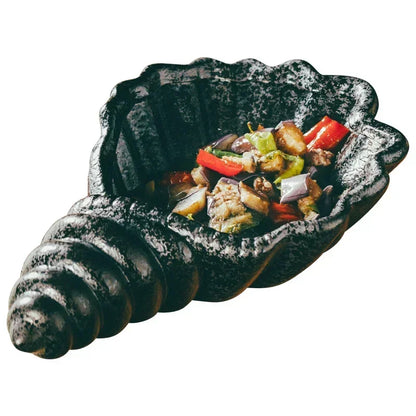 ÈLLO| Japanese Style Ceramic Conch bowl
