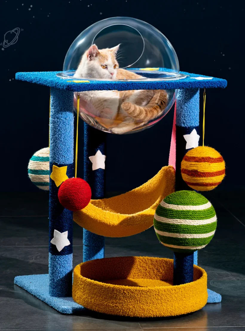 Luxury All-in-One Cat Space Tower Capsule