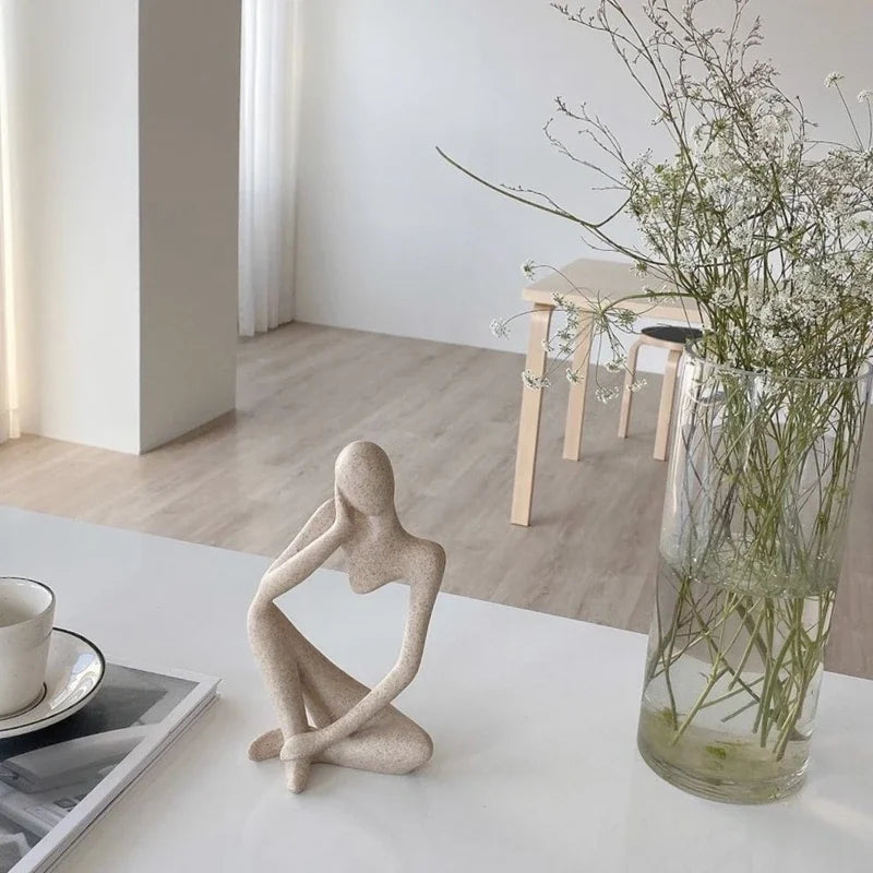 LANDL| The Thinker Abstract Statues Sculpture