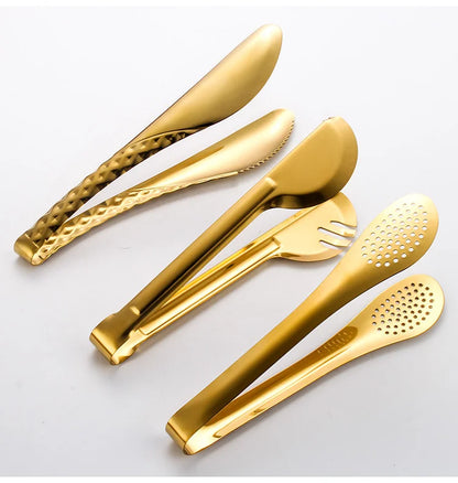 MARMELADE| Gold Stainless Steel Kitchen Utensils Skimmer Frying Spatula