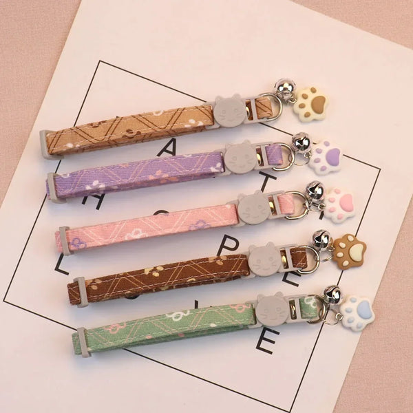 Adjustable Breakaway Pet Collar with Bell