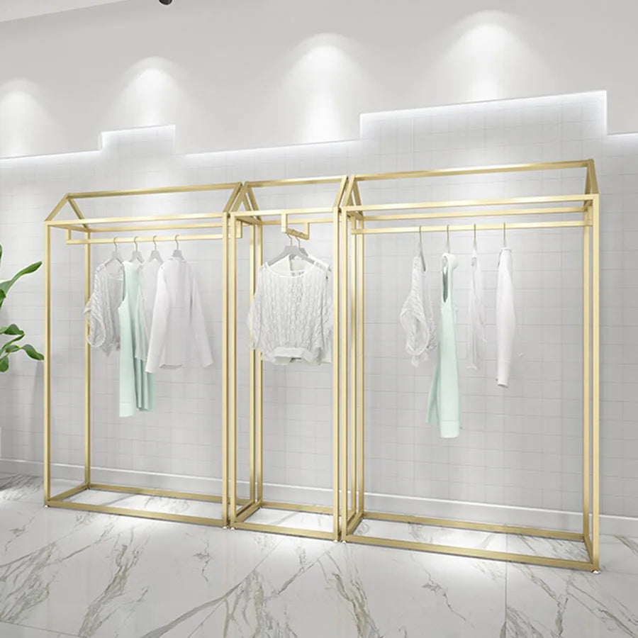 BAMBOO| Golden Clothes Rack & Wardrobe