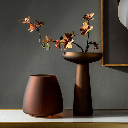 BXPS| Frosted Glass Vase