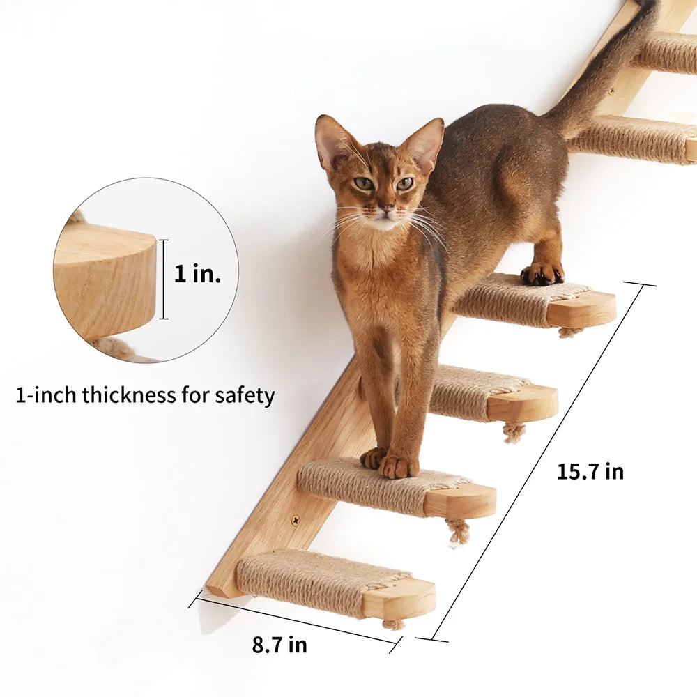 Wall-Mounted Cat Tree Set