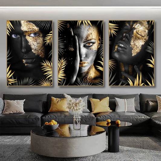 GOLDENN| Women Portrait Canvas Painting