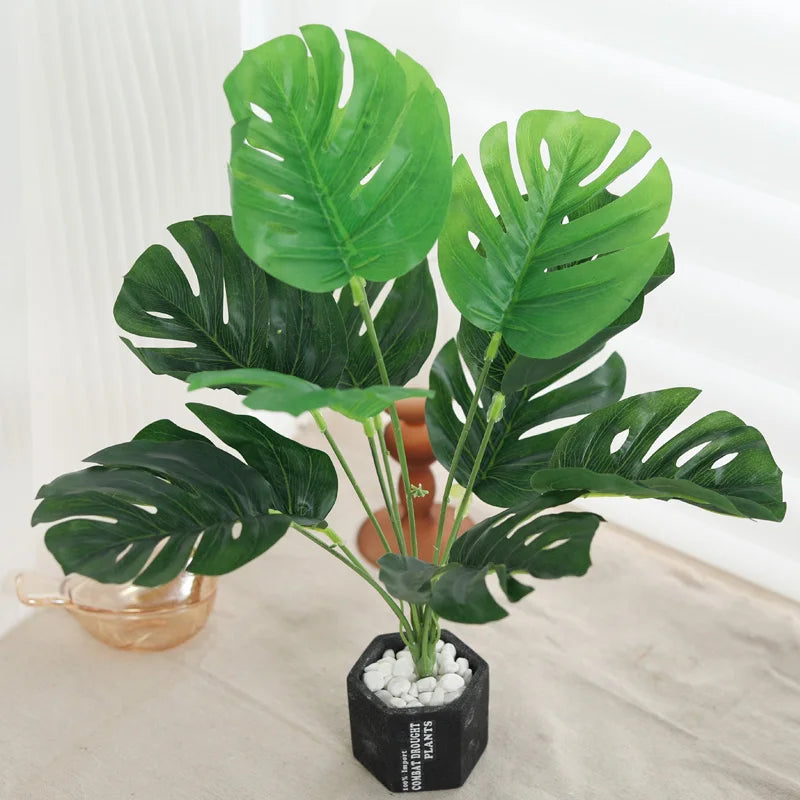 KORNU| Artificial Monstera Palm Leaves