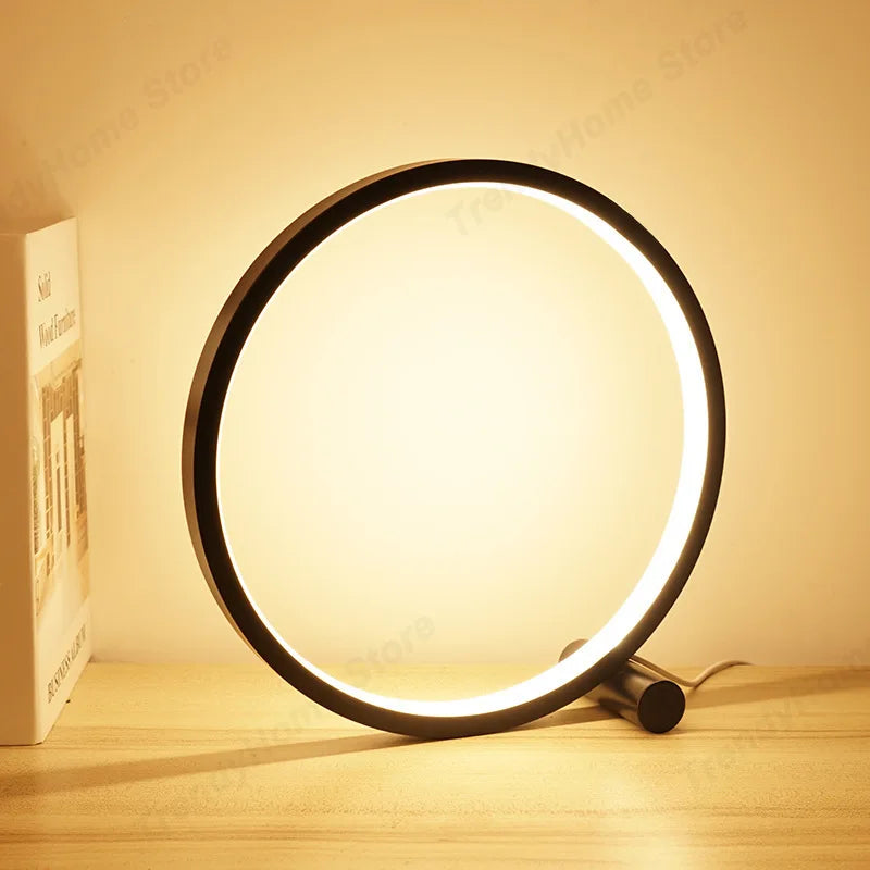 TIDI|  LED Circular Ring Table Lamp