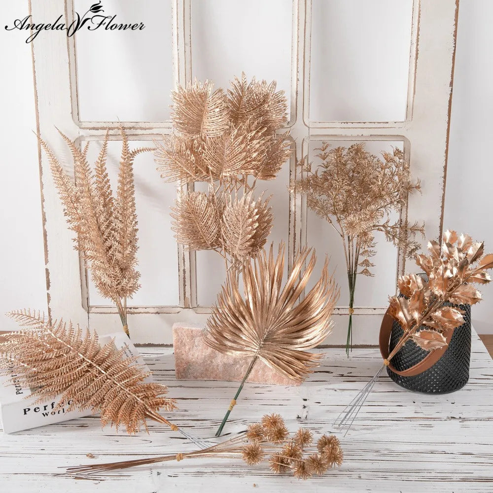 LEONY| Artificial Golden Flowers