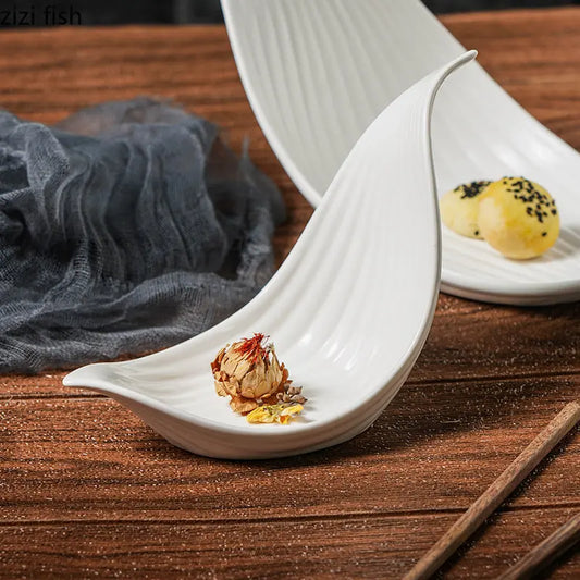 MANU| Ceramic Sashimi Plate