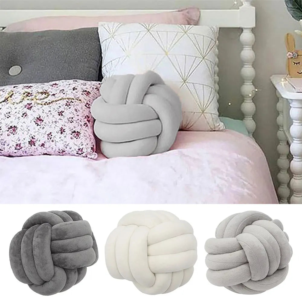 DCEMBER| Pillow Cushion Soft Knot Ball Cushion