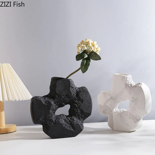 RAGTN| Ceramic Stoned Vase