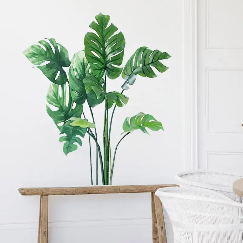 EARTHIE| Waterproof Self-adhesive Green Plant Wall Sticker
