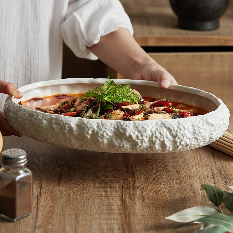 STIGM| Rock Grain Deep Steamed Fish Plate