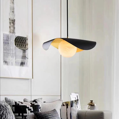 ALLK| Gold Foil Designed Chandelier