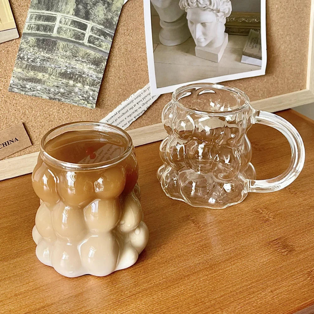 LOUP|  Glass Coffee Mug