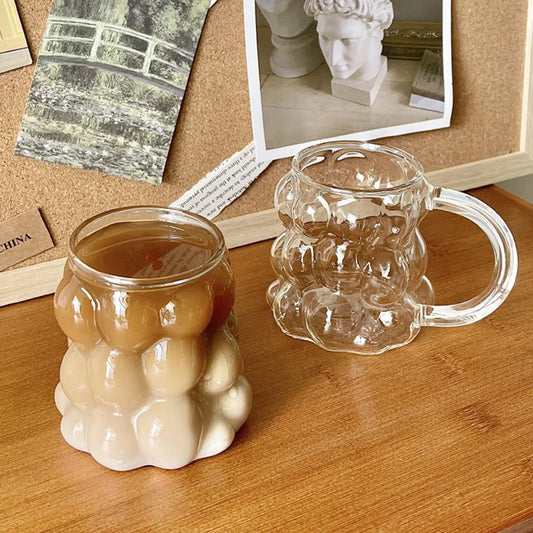 LOUP|  Glass Coffee Mug