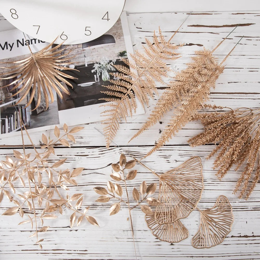 LEONY| Artificial Golden Flowers