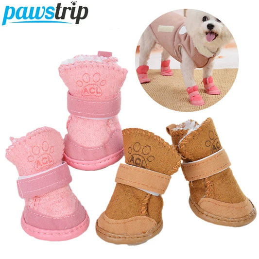 Warm Non-Slip Dog Boots