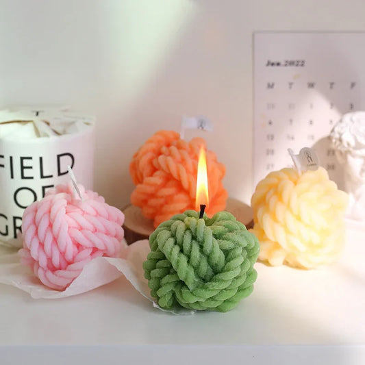 JUMMIE| Wool Ball Aromatic Candle