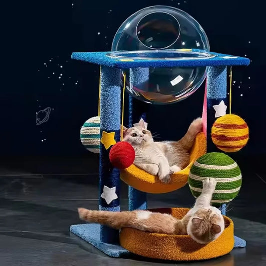 Luxury All-in-One Cat Space Tower Capsule