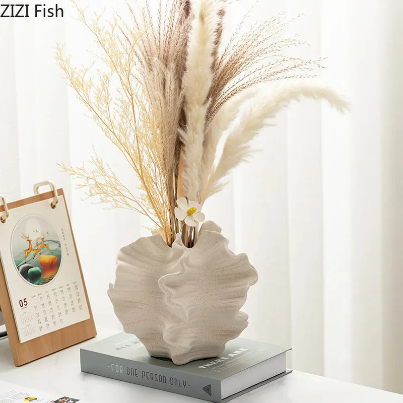MEYHAO|  WrinkleD Ceramic Vase