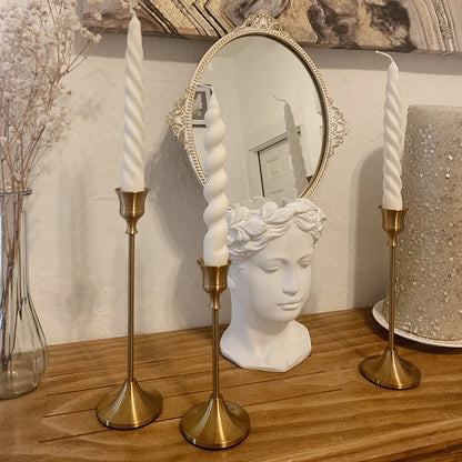 KANVAD| 2pcs Twisted Candles