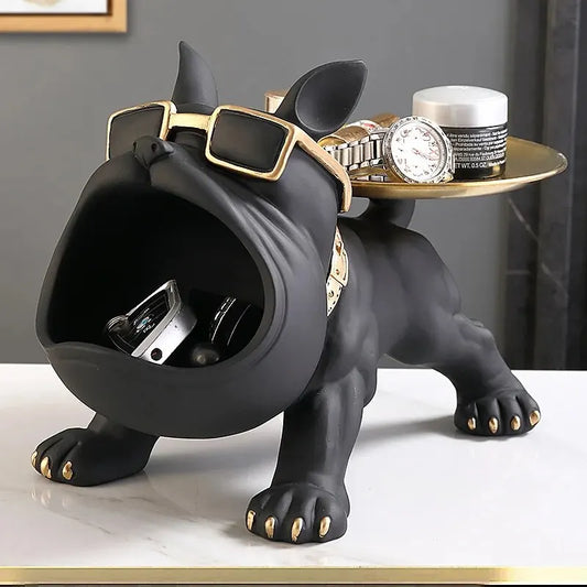 VIKING| Decorative Bulldog Storage Ornament