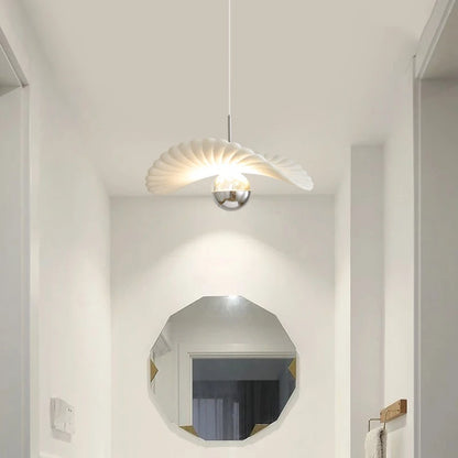 ALLK| White Chrome Chandelier