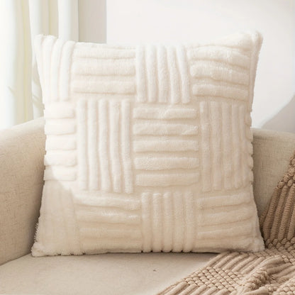 JANVYER| Bohemian Snowflake Velvet Throw Pillow Cover