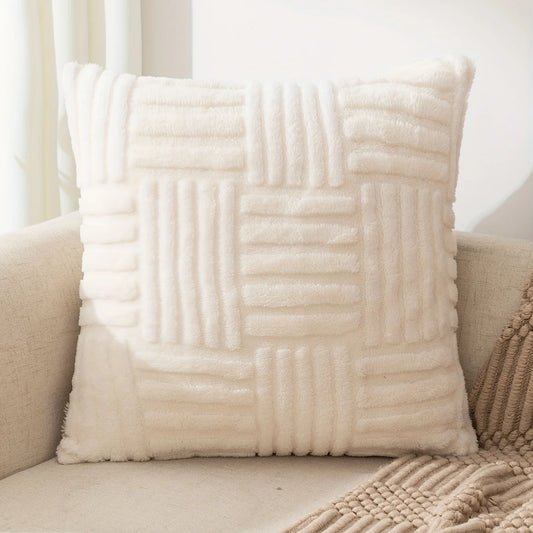 JANVYER| Bohemian Snowflake Velvet Throw Pillow Cover