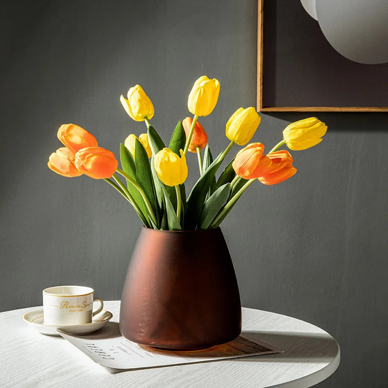 BXPS| Frosted Glass Vase