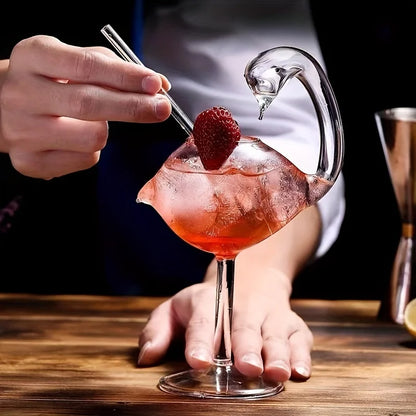 CRYSTI| Cocktail Swan shaped Glass