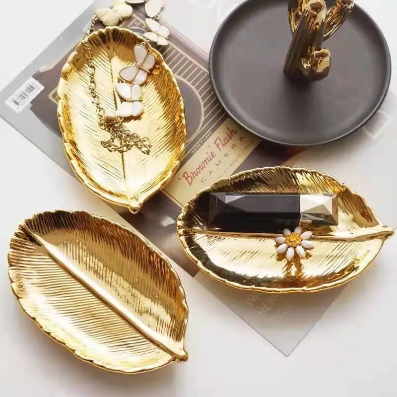 BRILLLE| Decorative Leaves Shaped Storage Tray