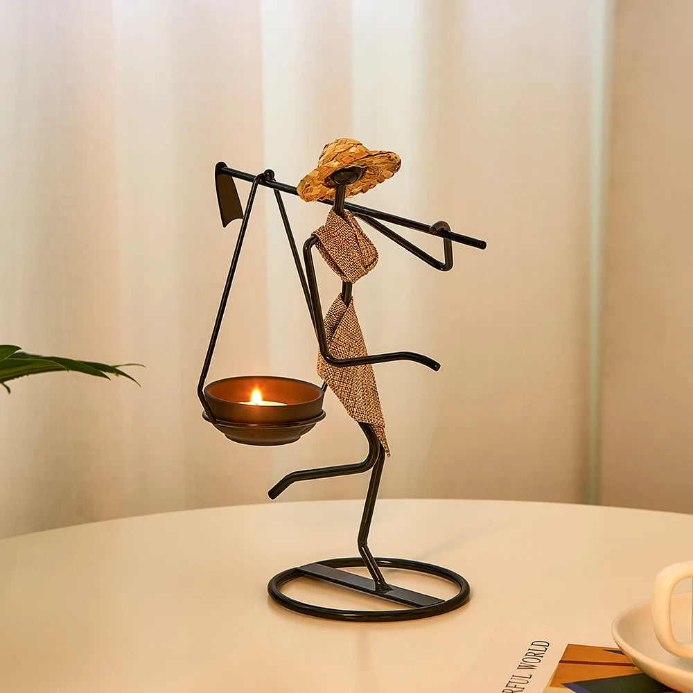 HURYA| Abstract Characters Candles Holder