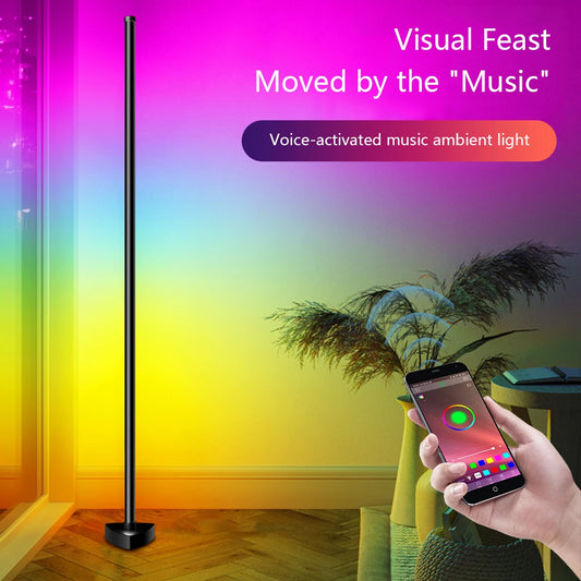PICT| 141cm RGB Bluetooth floor to ceiling LED Lamp