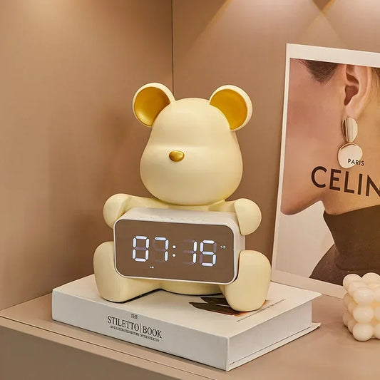 GEMS| Decorative Cartoon Bear Digital Alarm Clock